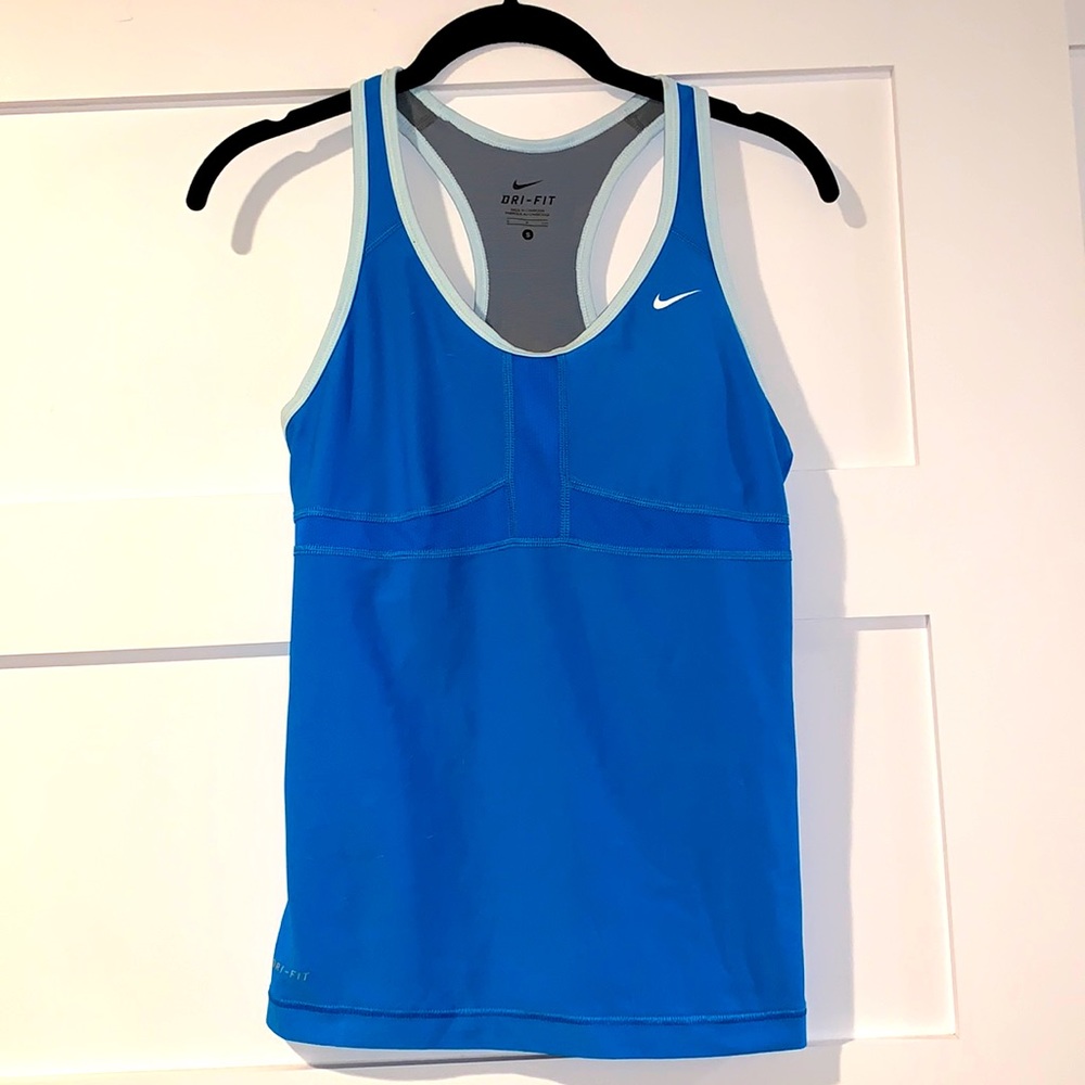 Nike Dri Fit top with built in bra